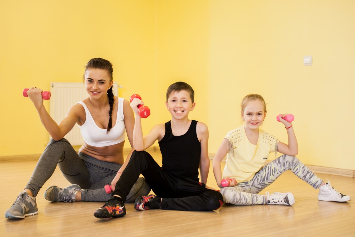 healthy active gym trainer for kids