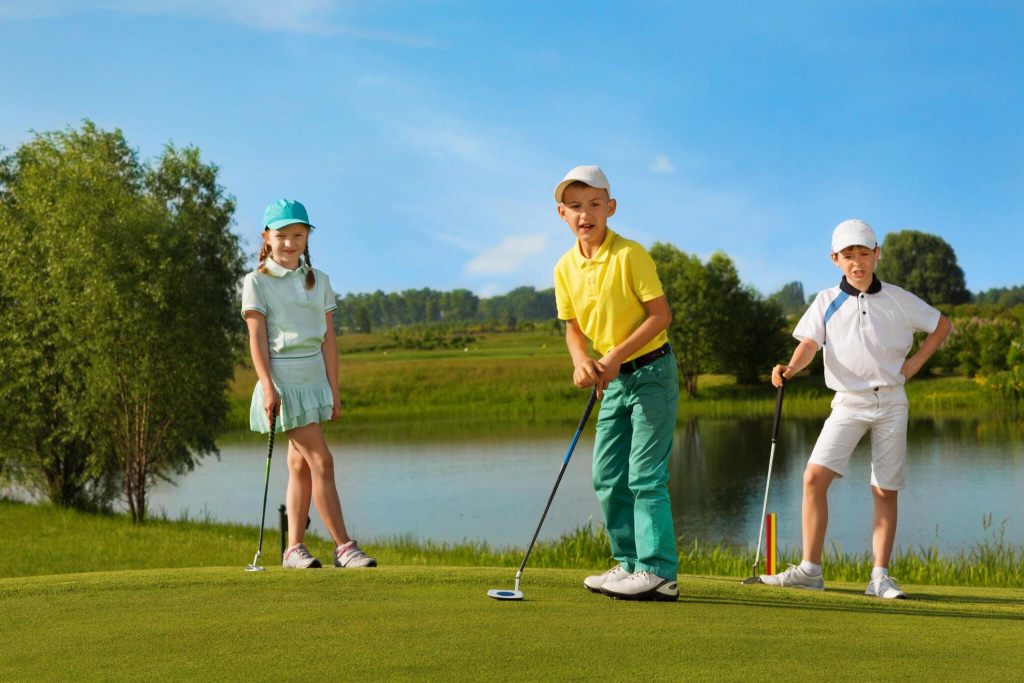 Eye Coordination of Kids While Playing Golf